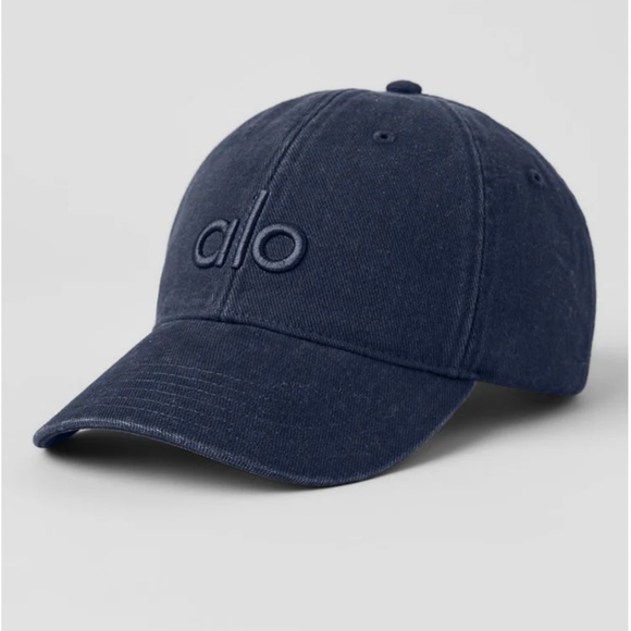 Alo Yoga Washed Off-Duty Cap Vintage Navy - Picture 1 of 2